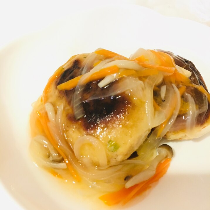 おからハンバーグの甘酢あんかけ レシピ 作り方 By たぁくんママ 楽天レシピ おからハンバーグの甘酢あんかけ レシピ 作り方 By たぁくんママ 楽天レシピ